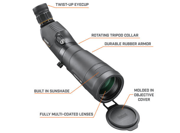 Bushnell Trophy Xtreme 20-60x65 Skivekikkert 20-60x65mm, 45° Okular 