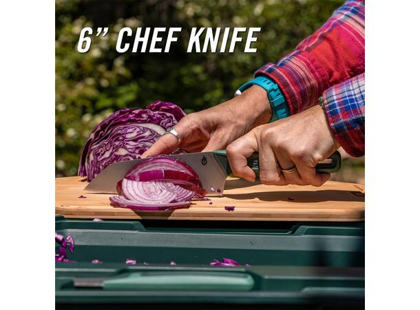 Gerber ComplEAT Skjærefjølsett Sett med fjøler, kniver og oppbevaring 