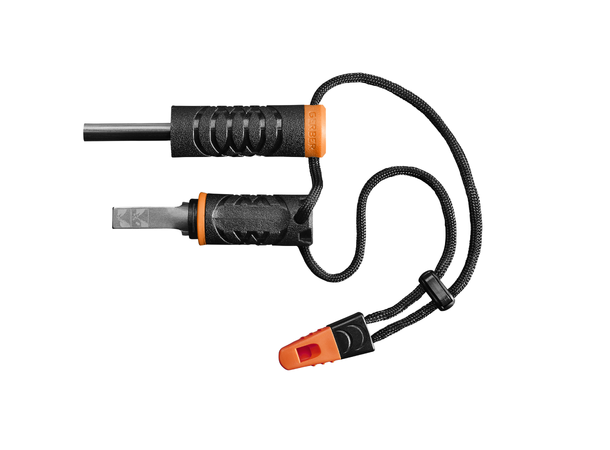 Gerber Fire Starter Tennstål, Totallengde 11,9cm, Vekt 73g 