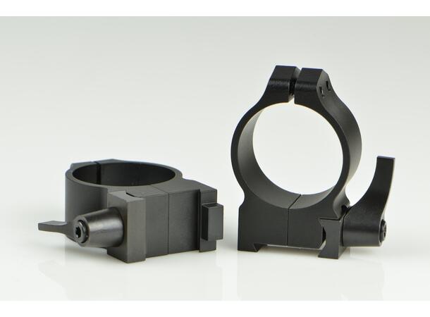 Warne Maxima CZ QD 19mm 30mm Sort/Matt Warne Hurtigringer for CZ 19mm 