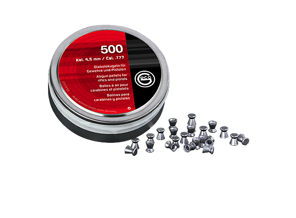 GECO Luftkuler Rifle/Pistol 4,5mm GECO Basic Line, 500stk, 0,45g/6,9gr 