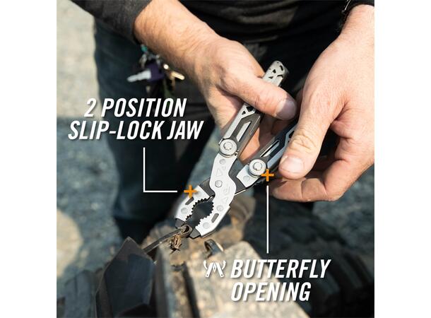 Gerber Dual Force Multiverktøy, 12 verktøy, vekt 340 gram 