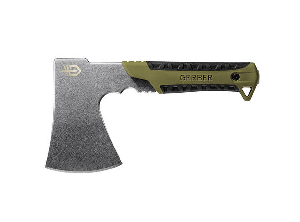 Gerber Pack Hatchet Grønn Øks, Totallengde 24cm, Vekt 590g 