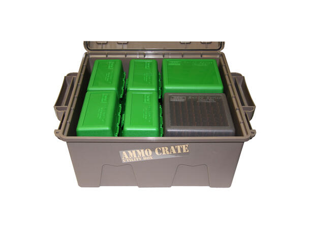 MTM Ammo Kasse Grønn ACR8 ACR8-72 Utv. 48x40x20cm Inv. 35x34x18cm 