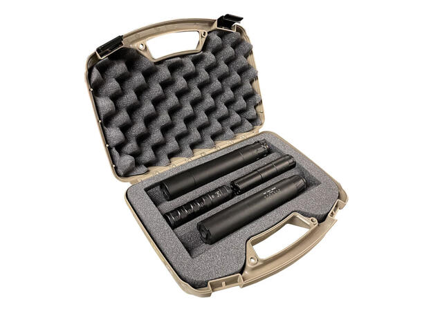 MTM Koffert til lyddemper Plass til min 3 dempere 