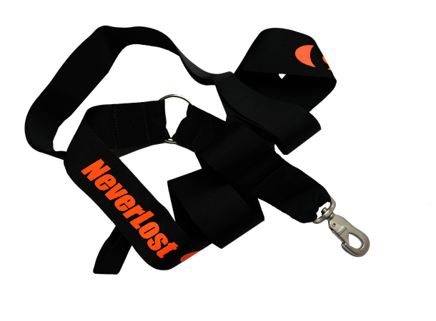 NeverLost Viltdrag Viltdrag i solid nylon, karabinkrok 