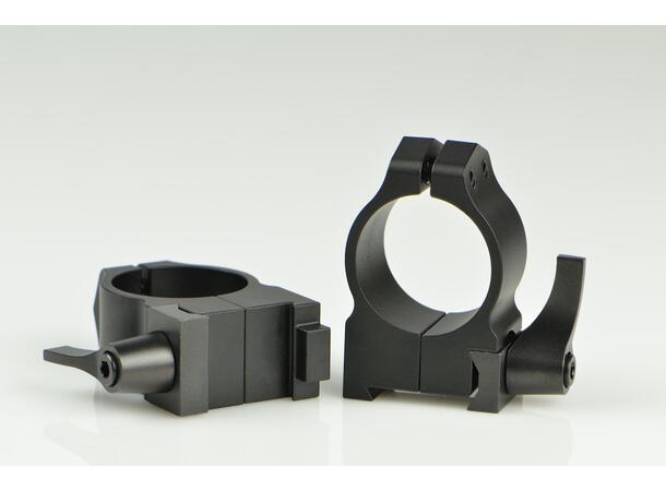 Warne Maxima CZ QD 19mm 1" Sort/Matt Warne Hurtigringer for CZ 19mm 
