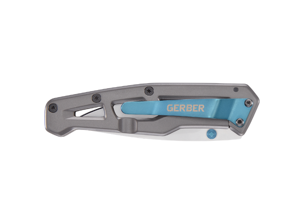 Gerber Paralite foldekniv Paralite silver/blue foldekniv 