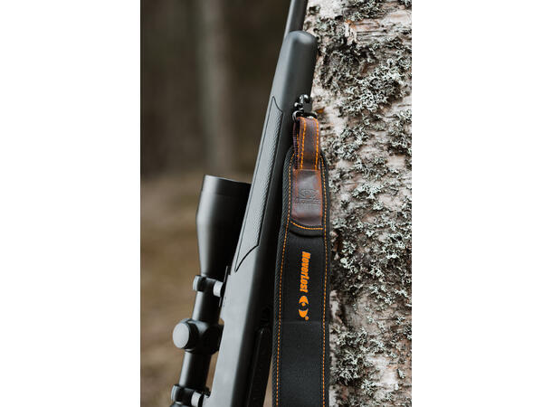 NeverLost Våpenreim Neopren Polstret våpenreim av lær og neopren 