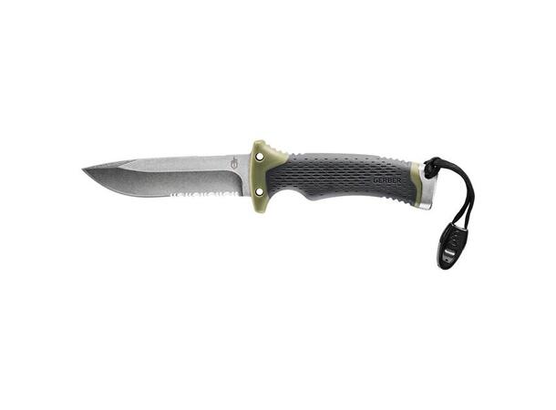 Gerber Ultimate Survival Knife Drop Point, Bladlengde 12,2cm, Vekt 312g 