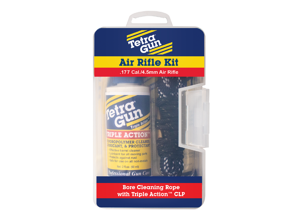 TetraGun Pussesett Kal .177/4,5mm Luft Sett med pussesnor, silikonklut og olje 