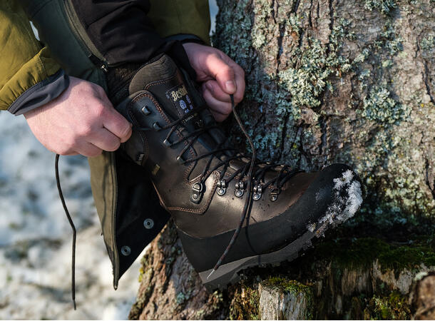 Bestard Explorer Arctic Grip Jaktstøvel i lær med gummiforsterkning. 