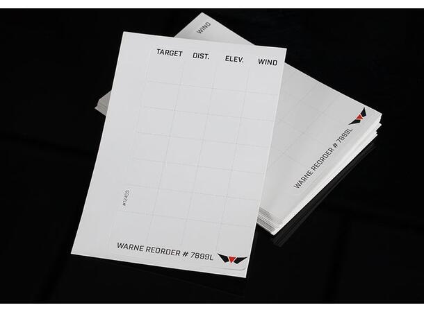 Warne Precision Mount Data Card Refill 