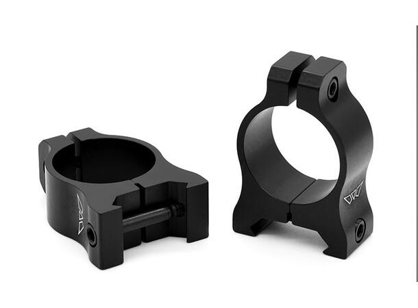 Warne Vapor Ring 30mm Sort/Matte Warne Vapor Alu Ring Weaver/Picatinny 