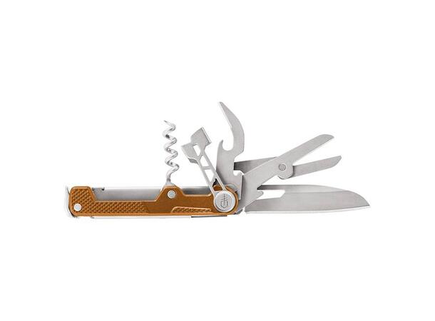 Gerber ArmBar Cork, Orange Multitool, 8 funksjoner, 9,2cm, 88gram 