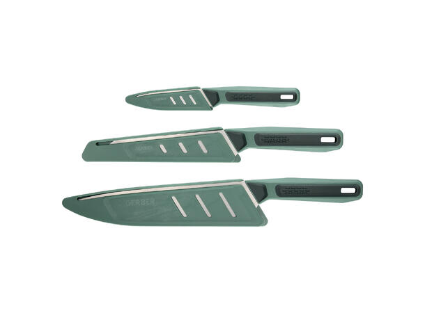 Gerber ComplEAT Knivsett med 3 kniver Knivsett fra Gerber med 3 kniver 