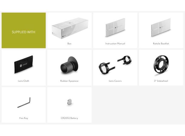 Hawke Airmax Touch 30SF 3-12x32 AMX IR Belyst Retikkel, 30mm, Sidefokus, Wide 