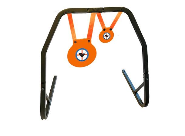 DAO Dual High Cal Steel Gong with Stand To stålgonger: 21cm + 11cm, med Stativ 