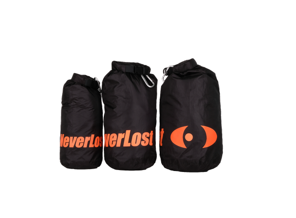 NeverLost Dry Bag Set Vanntette pakkeposer i 4,6 og 8 liter 