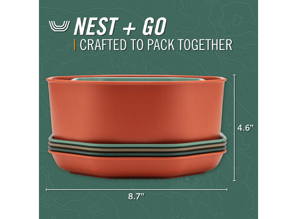 Gerber ComplEAT Dekketøy og bolle Sett med tallerkner, skåler og bolle 