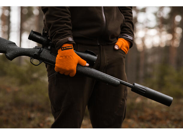 NeverLost Torgvante Orange Torgvante uten fingre i orange acryl 