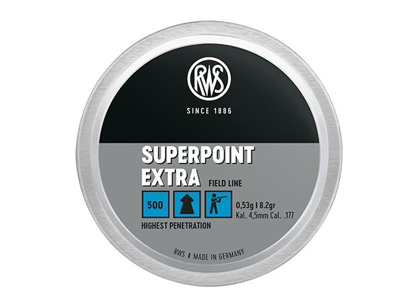 RWS Luftkuler Superpoint Extra 4,5mm RWS Field Line, 500stk, 0,53g/8,2gr 