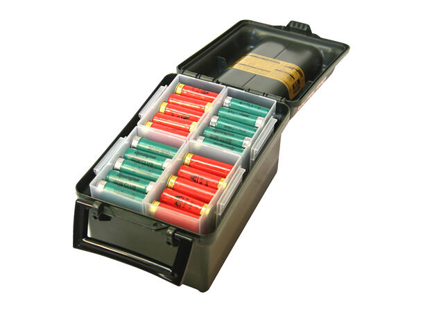 MTM Patronboks Hagle 4-pakk SS25-00, Gjennomsiktig for 25-skd 