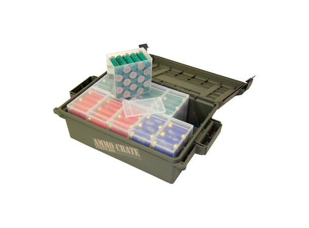 MTM Patronboks Hagle 4-pakk SS25-00, Gjennomsiktig for 25-skd 